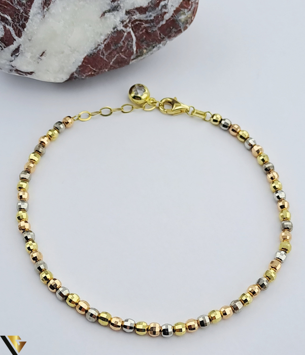 Bratara aur 14k Greutate: 5.18 grame Latime: 3 mm Lungime: 20 cm Marcaj / Titlu: " 585 " Locatie: Harlau 0723 353 111 [1]