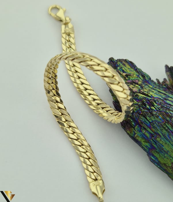 Bratara aur 14k Greutate: 7.24 grame Latime: 5.60 mm Lungime: 19 cm Marcaj / Titlu: " 585 " Locatie: Harlau 0723 353 111 [3]