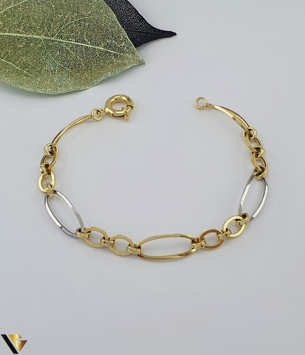 Bratara aur 14k Greutate: 3.52 g Lungime: 19 cm Latime: 8 mm Marcaj / Titlu: "585" Locatie: Bacau Calea Marasesti Tel:0756943079 [1]