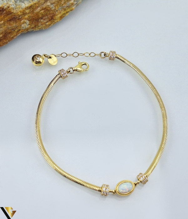 Bratara Aur 14k, Opal si Zirconiu [1]