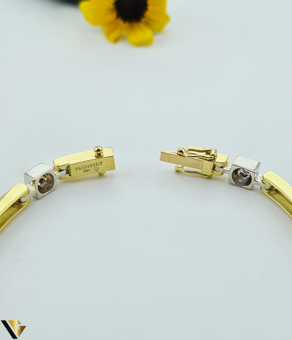 Bratara Aur 14k, Diamante 0.40 ct [2]