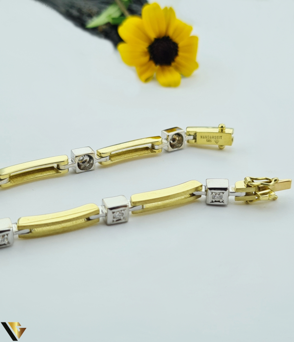 Bratara Aur 14k, Diamante 0.40 ct [3]