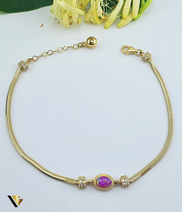 Bratara Aur 14k, Opal roz [1]