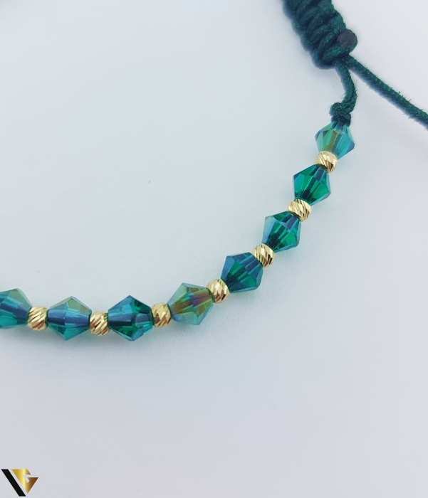 Bratara, Snur textil, Aur 14k [3]