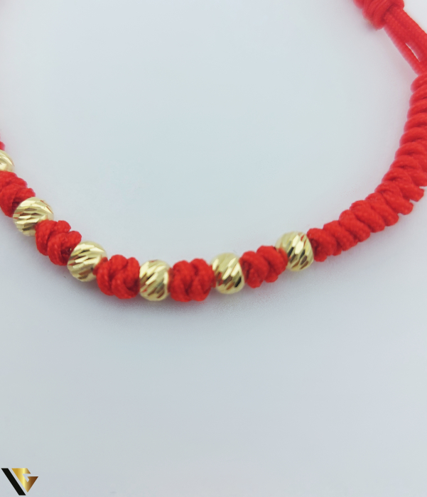 Bratara,  Snur textil, Aur 14k [3]