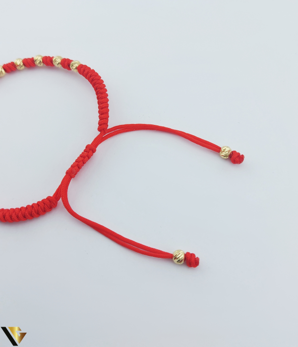 Bratara,  Snur textil, Aur 14k [2]