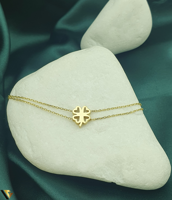 Bratara Aur 14K, Trifoi [1]