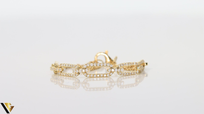 Bratara Aur 18K, Diamante 0.34 ct [2]