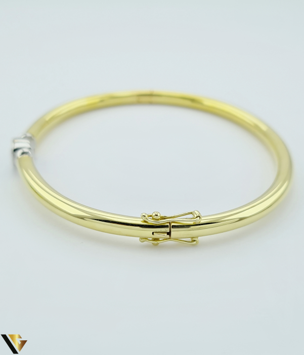 Bratara Fixa Aur 14k, Diamant 0.14 ct [5]