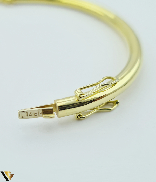 Bratara Fixa Aur 14k, Diamant 0.14 ct [3]