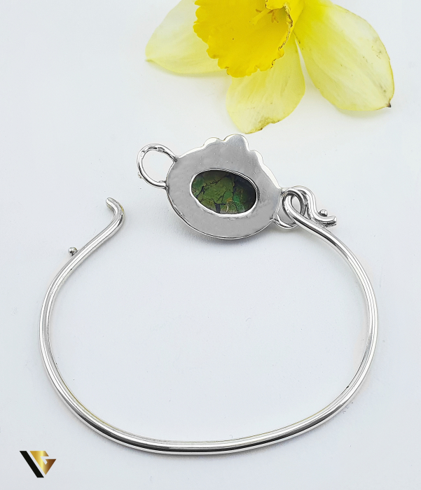 Bratara Fixa Argint 925, Larimar [3]