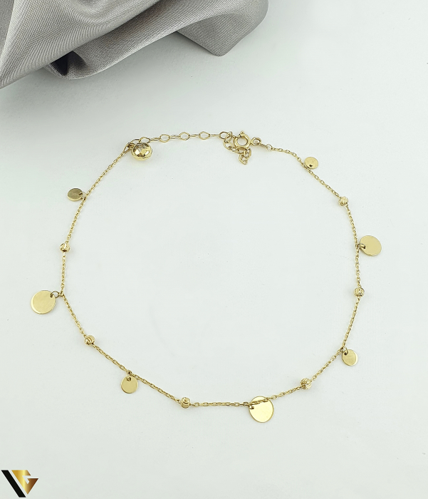 Bratara Picior Aur 14k, Zirconiu [1]