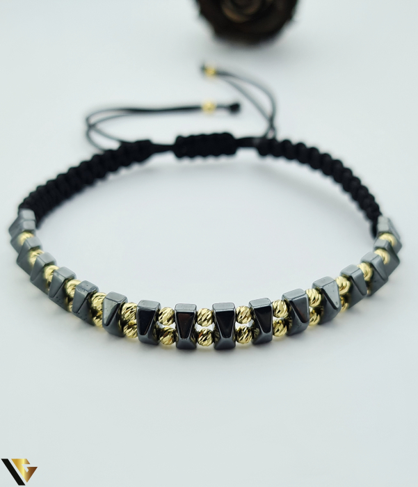 Bratara Snur Textil, Aur 14k [1]