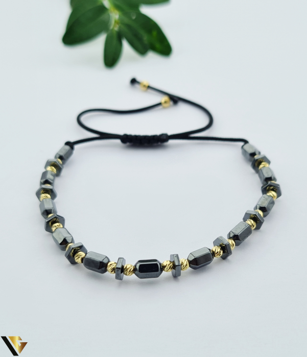 Bratara Snur Textil, Aur 14k [1]