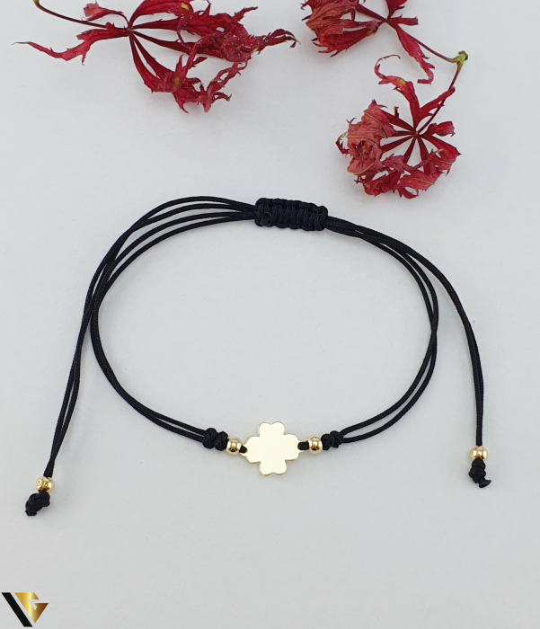 Bratara Snur Textil, Aur 14k [1]