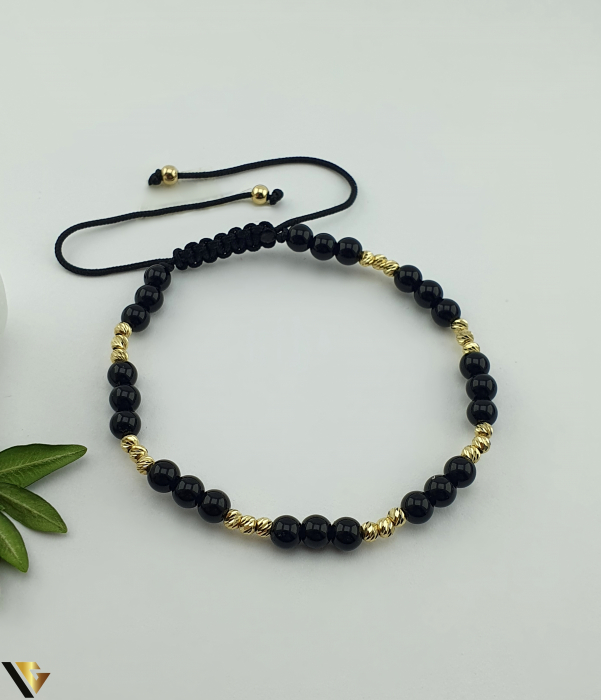 Bratara Snur Textil, Aur 14k [1]