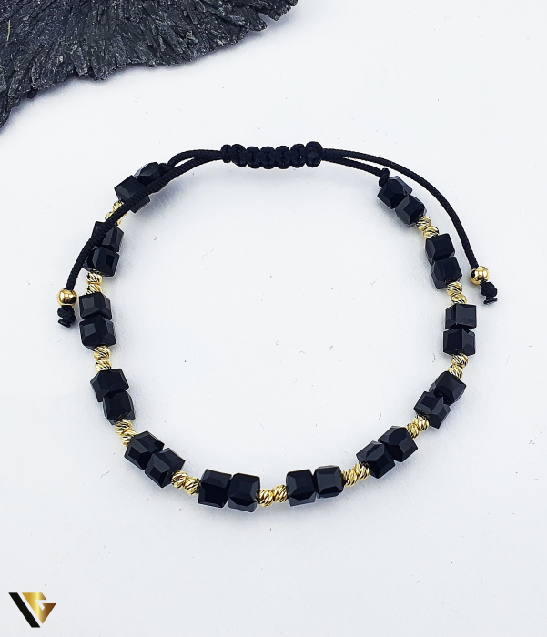 Bratara Snur textil, Aur 14k [1]
