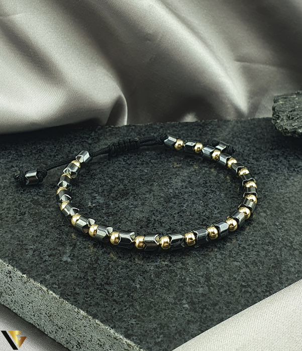 Bratara Snur Textil, Aur 14K [1]