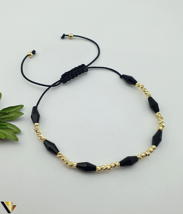 Bratara Snur Textil, Aur 14k [1]
