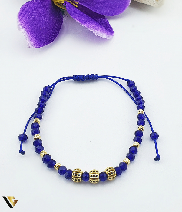 Bratara Snur textil, Aur 14k [1]