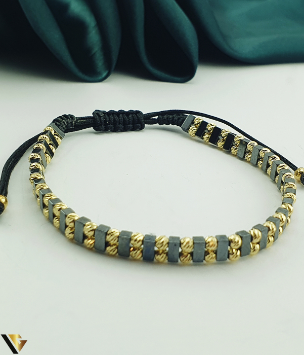 Bratara Snur Textil, Aur 14k [1]