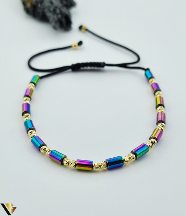 Bratara Snur Textil, Aur 14k [1]