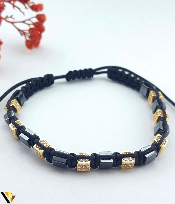 Bratara Snur textil, Aur 14k [1]