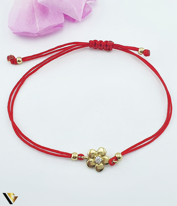 Bratara Snur textil, Aur 14k [1]