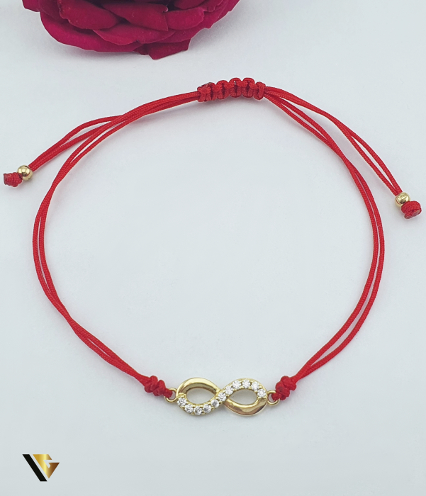 Bratara Snur textil, Aur 14k [1]