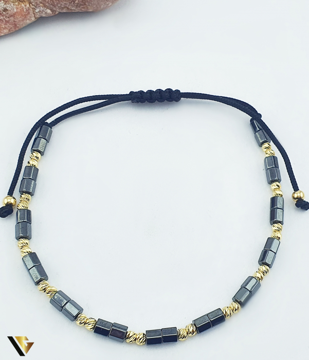 Bratara Snur Textil, Aur 14k [1]