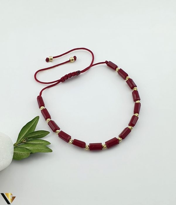 Bratara Snur Textil, Aur 14k [1]