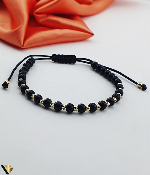 Bratara Snur Textil, Aur 14k [1]