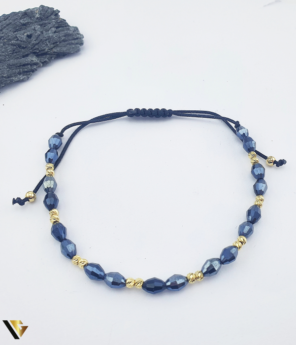 Bratara Snur textil, Aur 14k [1]