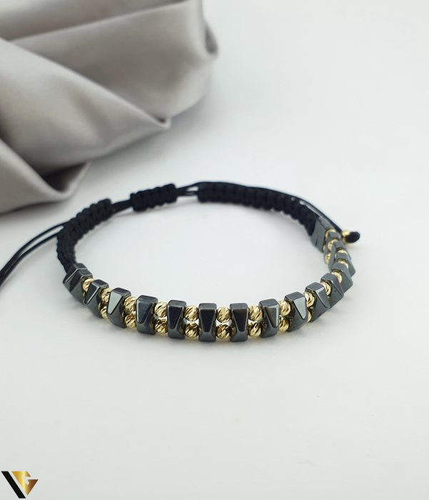 Bratara Snur Textil, Aur 14k [1]