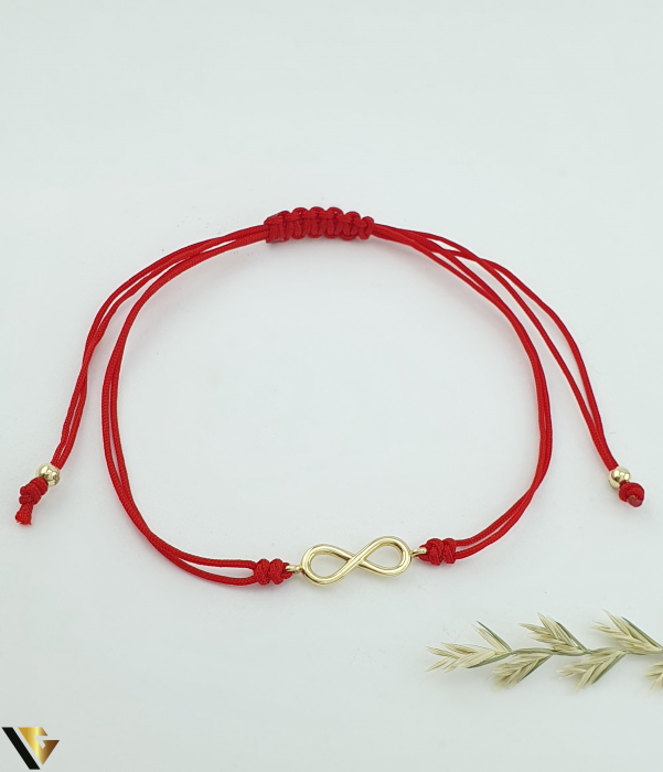 Bratara Snur Textil, Aur 14k [1]