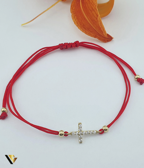 Bratara Snur Textil, Aur 14k [1]