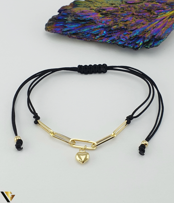 Bratara Snur Textil, Aur 14k [1]