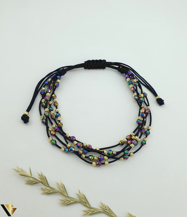 Bratara Snur Textil, Aur 14k [1]