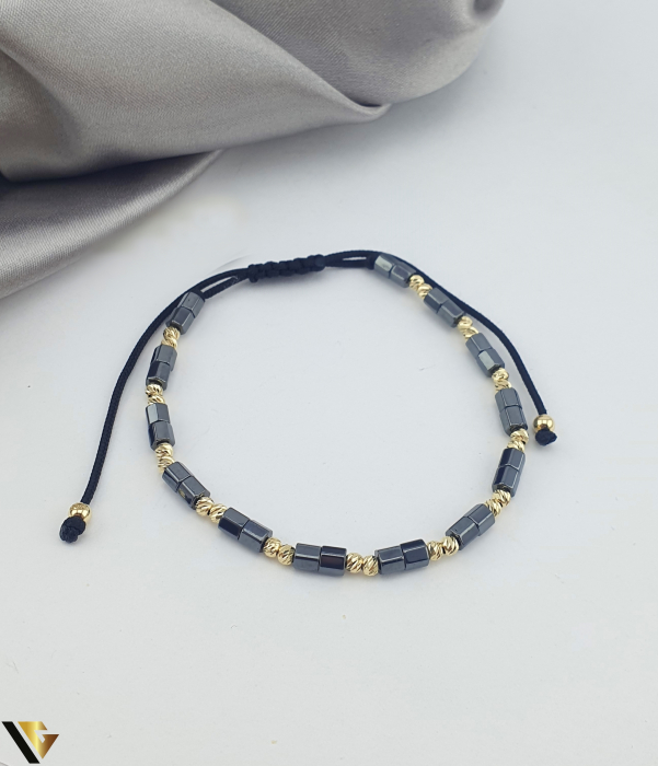 Bratara Snur Textil, Aur 14k [1]