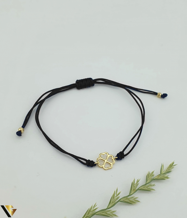 Bratara Snur Textil, Aur 14k [1]