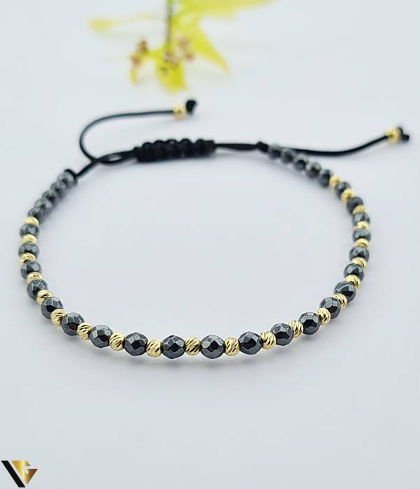 Bratara Snur Textil, Aur 14k [1]