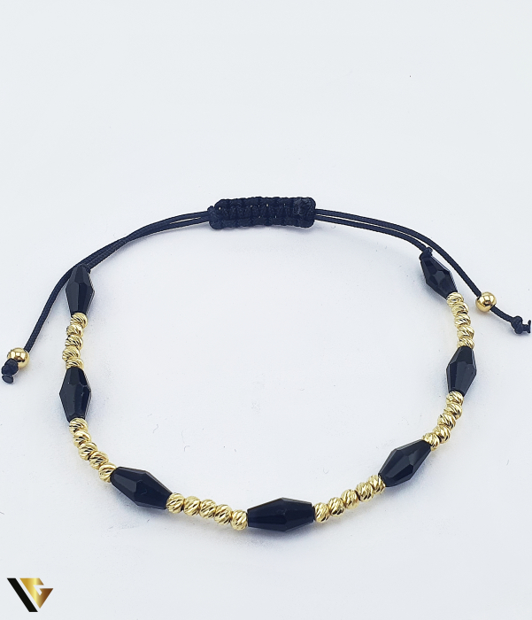 Bratara Snur textil, Aur 14k [1]
