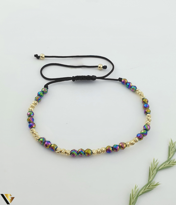 Bratara Snur Textil, Aur 14k [1]