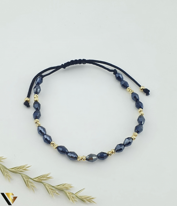 Bratara Snur Textil, Aur 14k [1]