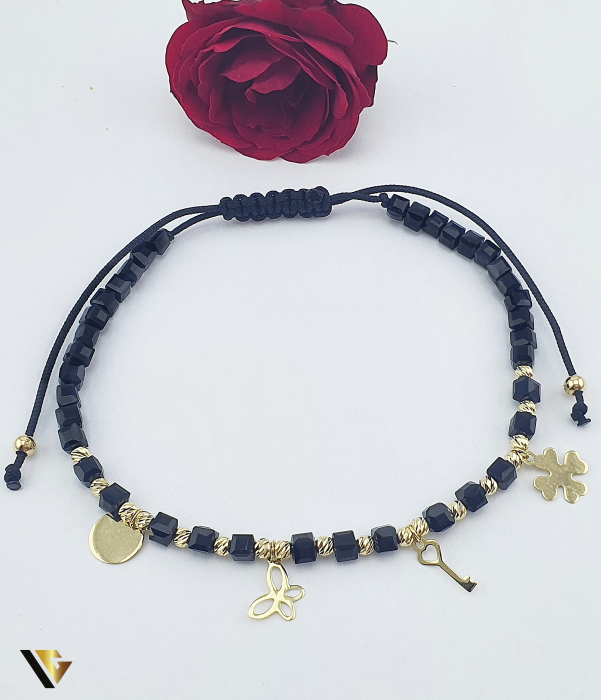 Bratara Snur Textil, Aur 14k [1]