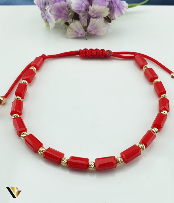 Bratara Snur textil, Aur 14k [1]