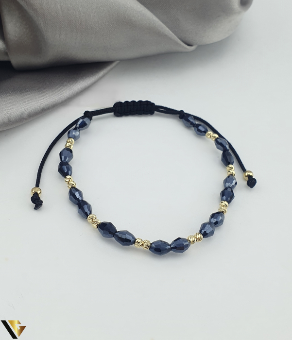 Bratara Snur Textil, Aur 14k [1]