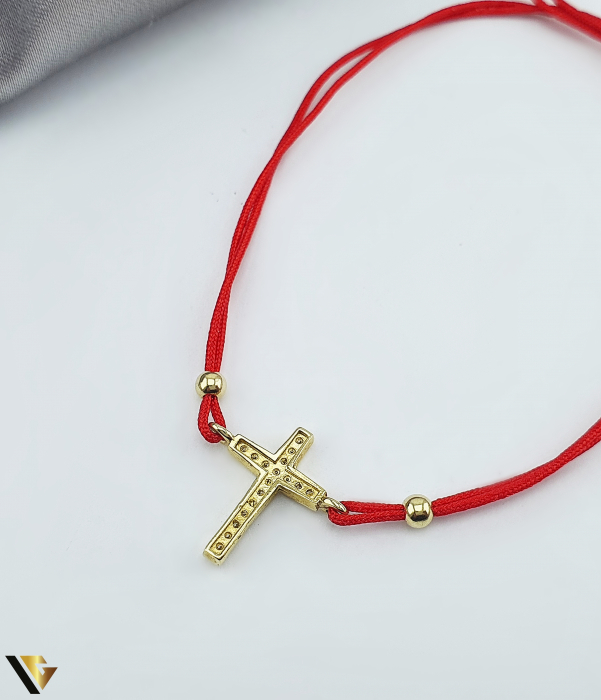 Bratara Snur textil , Aur 14k [2]