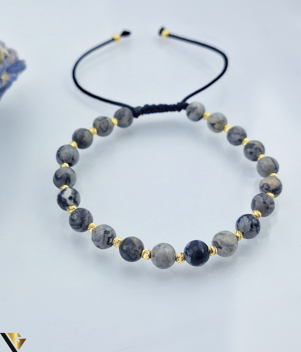 Bratara Snur Textil, Aur 14k [1]