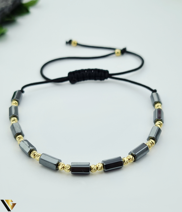 Bratara Snur Textil, Aur 14k [1]